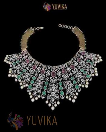 DIAMOND NECKLACE - DETACHABLE CHOKER, PRINCESS