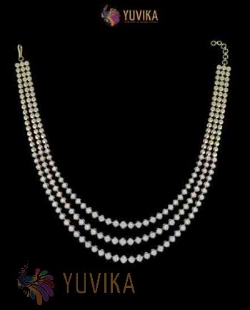 DIAMOND NECKLACE LAYERED PRINCESS