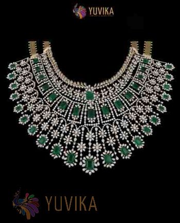 DIAMOND NECKLACE DETACHABLE CHOKER, PRINCESS