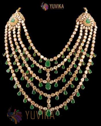 DIAMOND POLKI NECKLACE