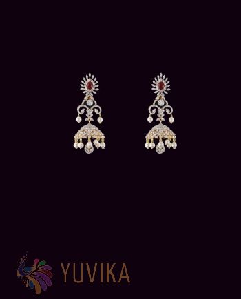 DIAMOND-EARRINGS-JHUMKAS