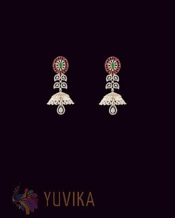 DIAMOND-EARRINGS-JHUMKAS