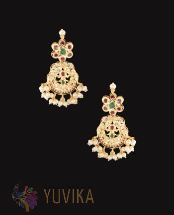GOLD EARRINGS - CZ - HANGINGS