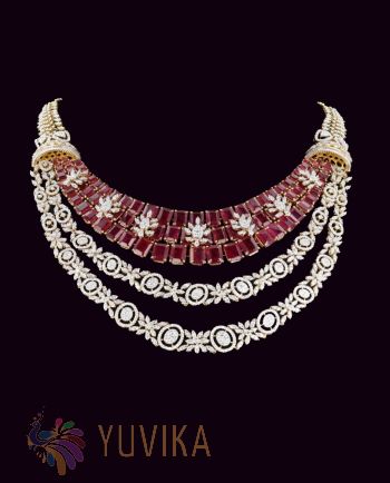 DIAMOND RUBY NACKLACE