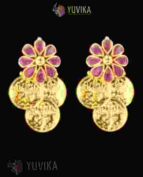 GOLD 22K EARRINGS - STUDS