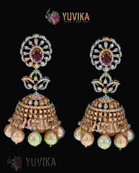 DIAMOND EARRINGS - JHUMKAS