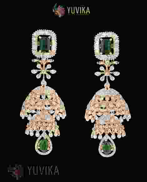 DIAMOND EARRINGS- JHUMKAS