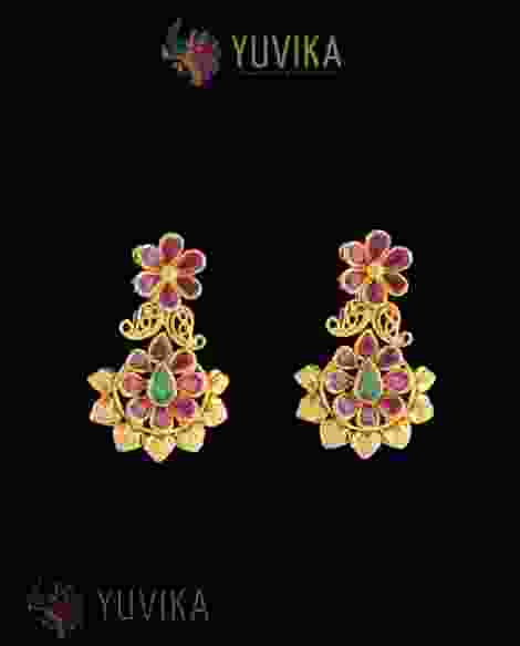 Gold 22k Earrings - Hangings