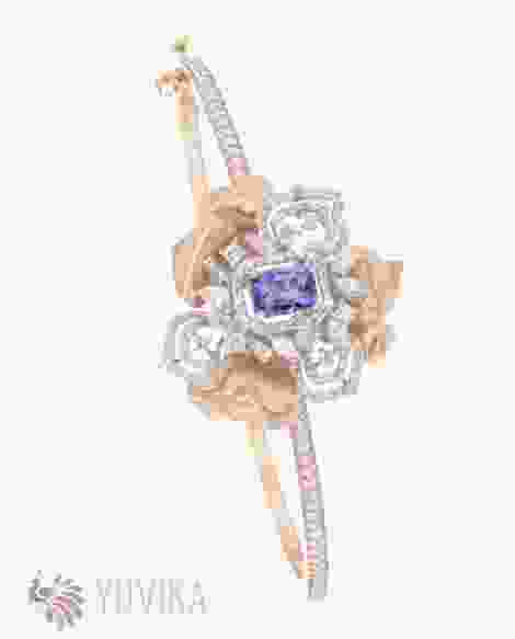 CHIC DIAMOND TANZANITE BRACELET