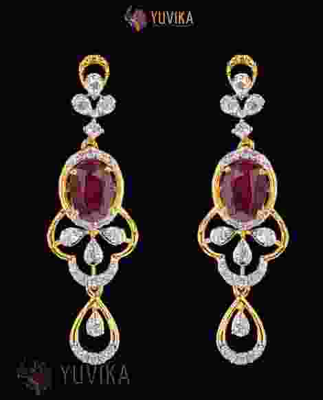 DIAMOND EARRINGS-HANGINGS