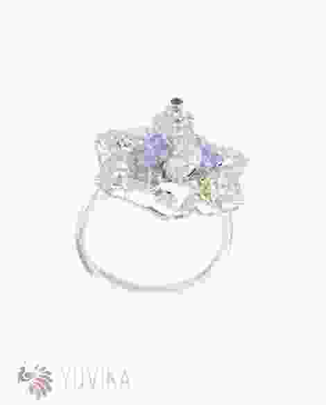 CHIC DIAMOND TANZANITE RING