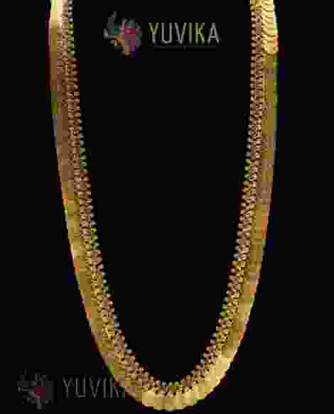 Gold 22k Necklace - Kasu Haram