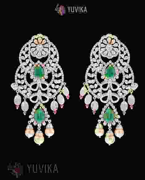 DIAMOND EARRINGS-HANGINGS