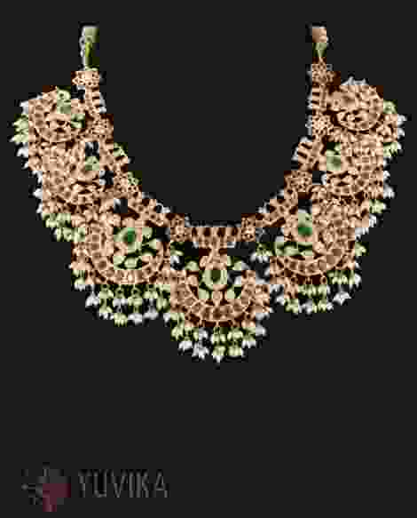 Gold 22k Necklace - Guthu Poosalu