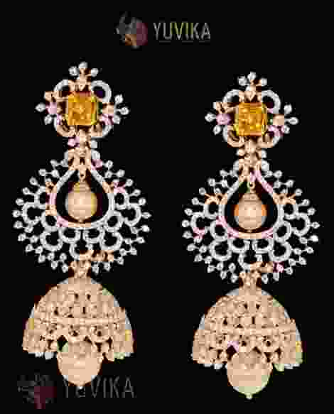 DIAMOND EARRINGS - DETACHABLE