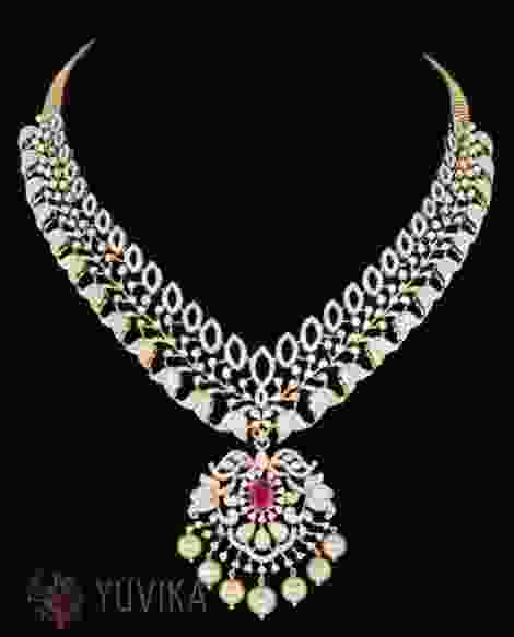 DIAMOND NECKLACE - DETACHABLE PENDANT