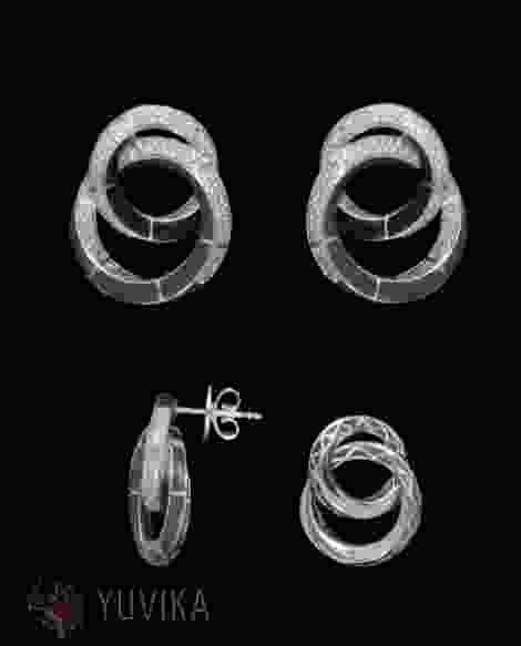 CHIC DIAMOND-EARRINGS-STUDS