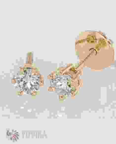 SSOLITAIRE DIAMOND EARRINGS