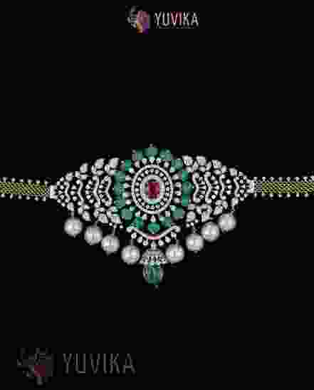 DIAMOND BAJUBAND, CHOKER