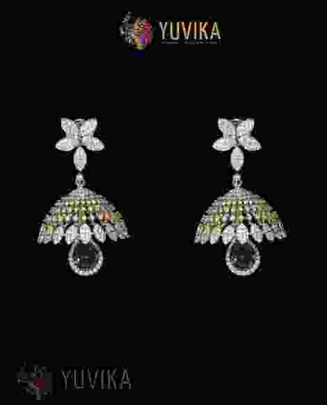 DIAMOND EARRINGS JHUMKAS