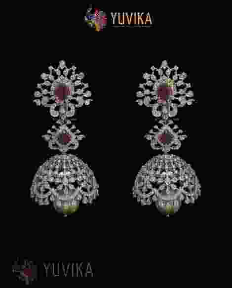 DIAMOND EARRINGS JHUMKAS