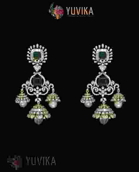 DIAMOND EARRINGS - JHUMKAS