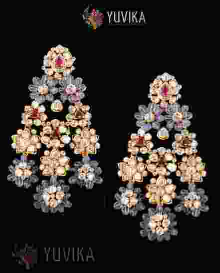 DIAMOND POLKI EARRINGS
