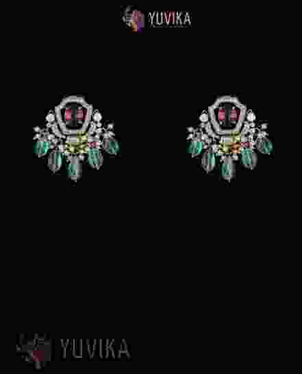 FLAT DIAMOND EARRINGS 