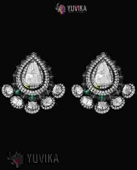 ROSECUT DIAMOND EARRINGS