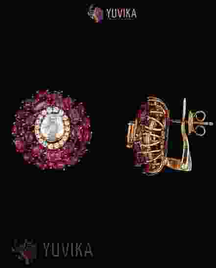 ROSECUT DIAMOND EARRINGS