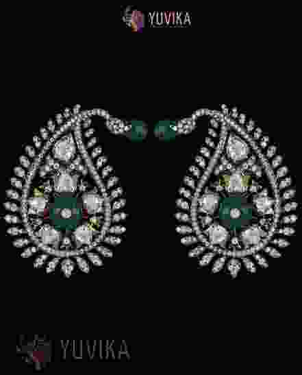 ROSECUT DIAMOND EARRINGS 