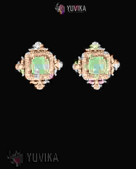 ROSECUT DIAMOND EARRINGS