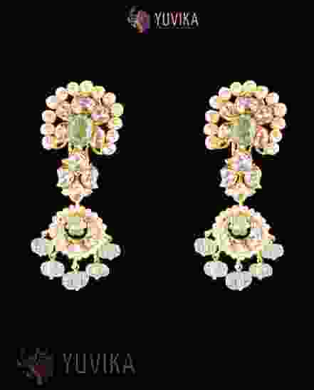 POLKI DIAMOND EARRINGS