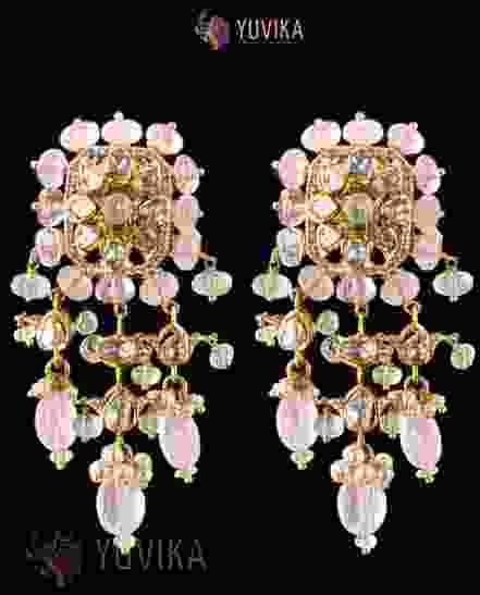 POLKI DIAMOND EARRINGS