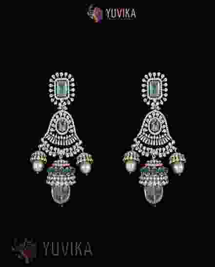 DIAMOND EARRINGS JHUMKA