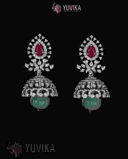 DIAMOND EARRINGS JHUMKA