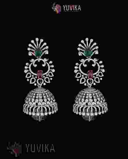 DIAMOND EARRINGS JHUMKA