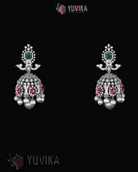 DIAMOND EARRINGS JHUMKA