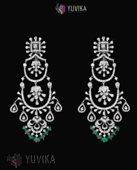 DIAMOND EARRINGS HANGING