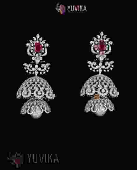 DIAMOND EARRINGS JHUMKA