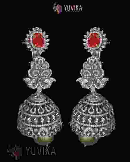 DIAMOND EARRINGS JHUMKA