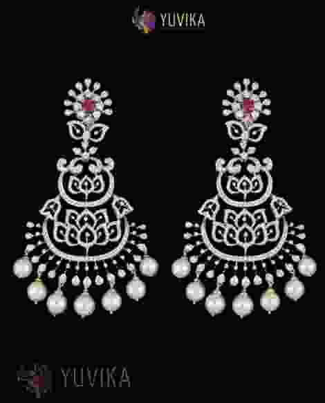 DIAMOND EARRINGS CHANDBALI