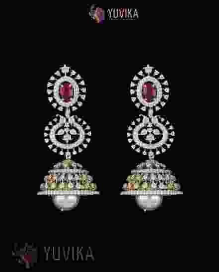 DIAMOND EARRINGS JHUMKA