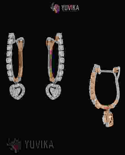 DIAMOND EARRINGS HOOPS
