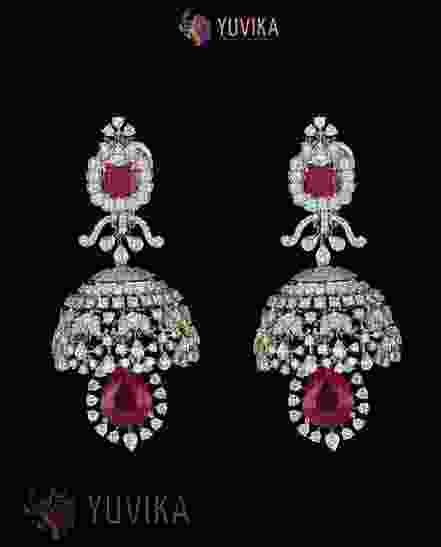 DIAMOND EARRINGS JHUMKA