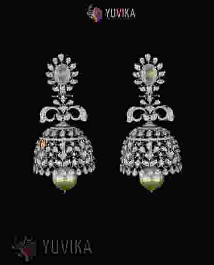 DIAMOND EARRINGS JHUMKA