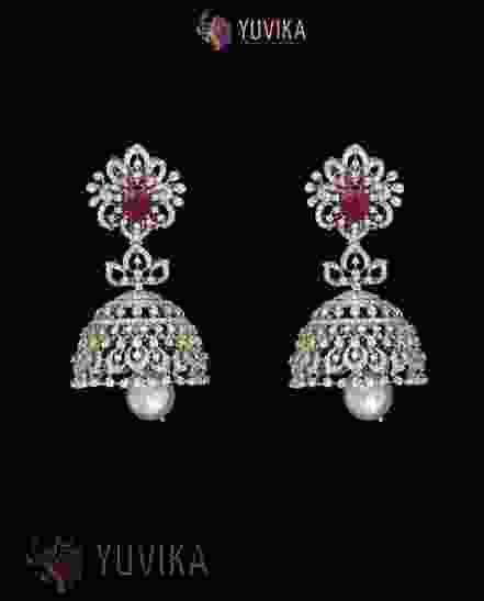 DIAMOND EARRINGS JHUMKA