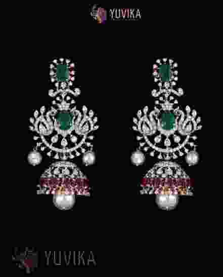 DIAMOND EARRINGS JHUMKA