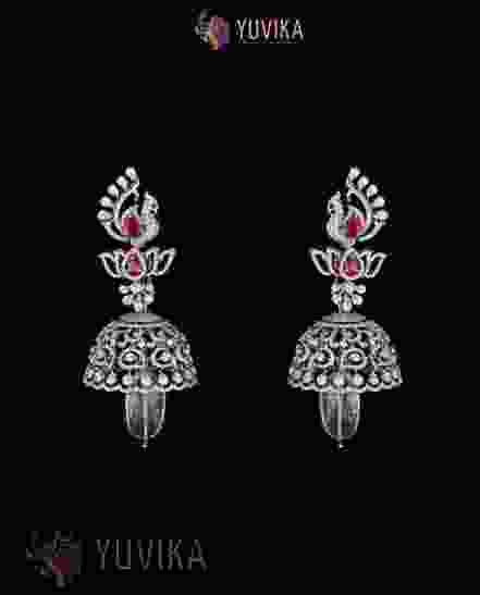 DIAMOND EARRINGS JHUMKA