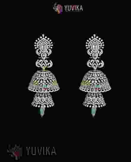 DIAMOND EARRINGS JHUMKA